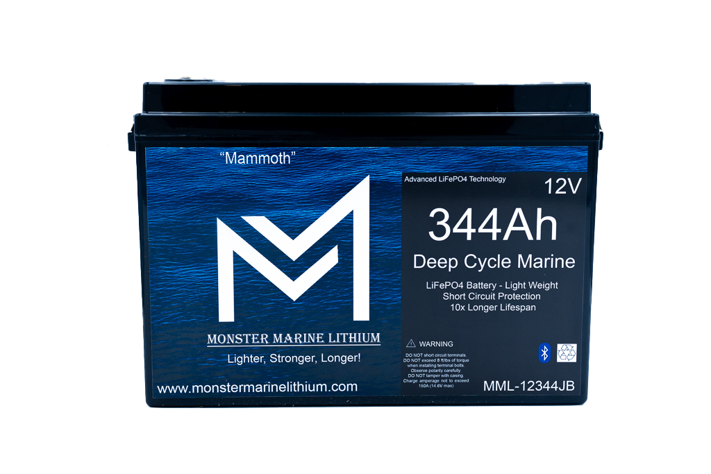 12v 344Ah Lithium Deep cycle MML-12344B Bluetooth