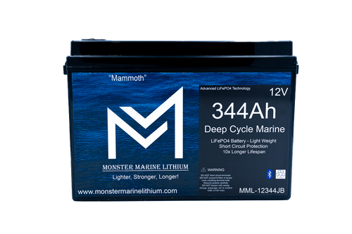 12v 344Ah Lithium Deep cycle MML-12344B Bluetooth