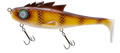 Fishing lure with a detailed design on a white background