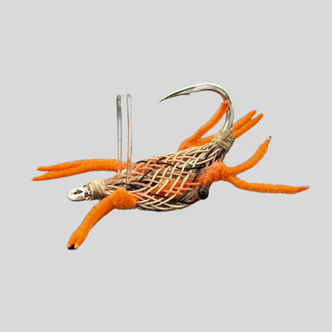 Alphlexo Crab™ by Flymen Fishing Company in Mottled Tan