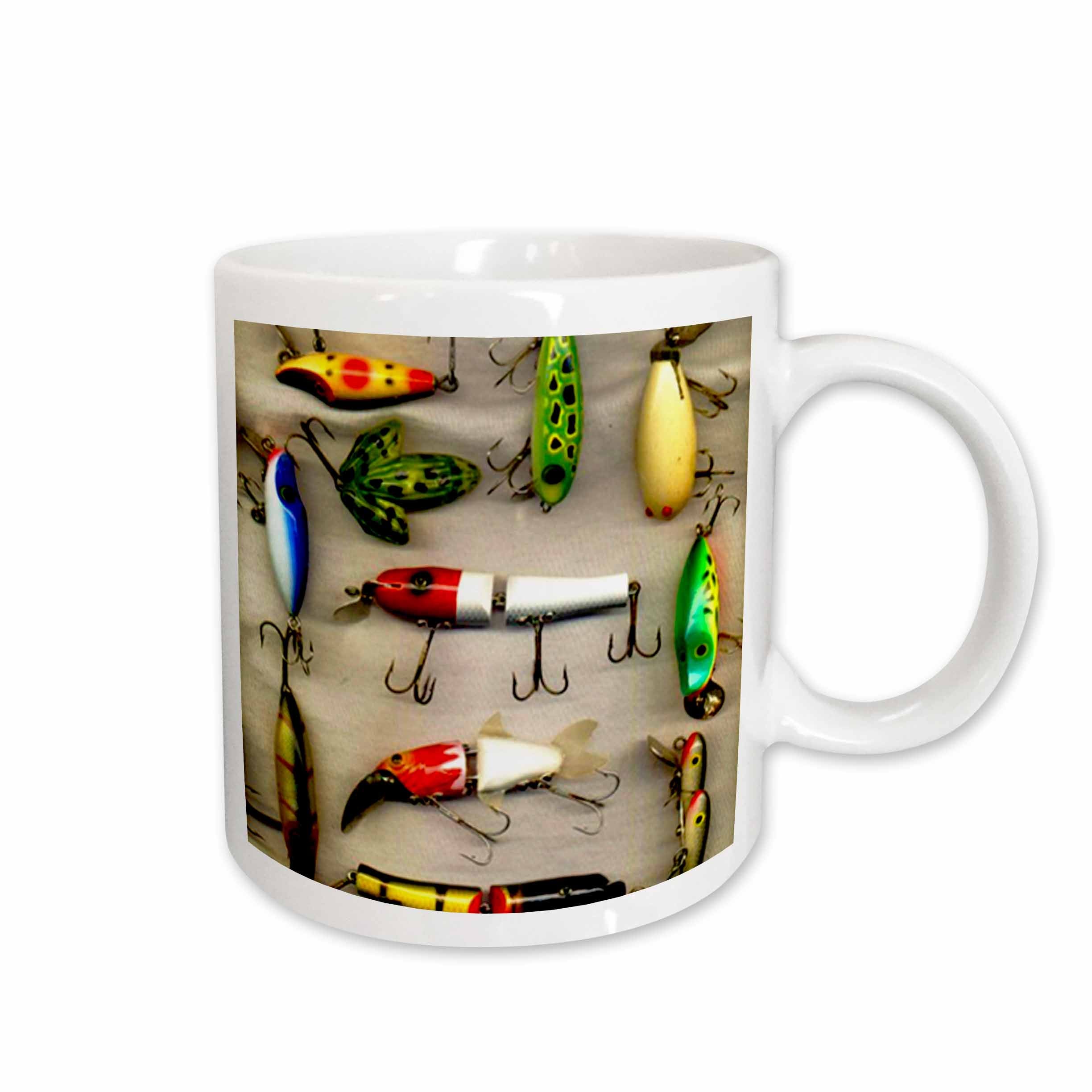 3dRose Fishing - Old Lures Fishing - Mugs (mug_987), view 8