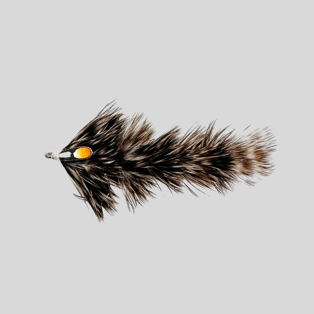 Next FeatherLite Micro Changer #4 by Flymen Fishing Company in Grey & White