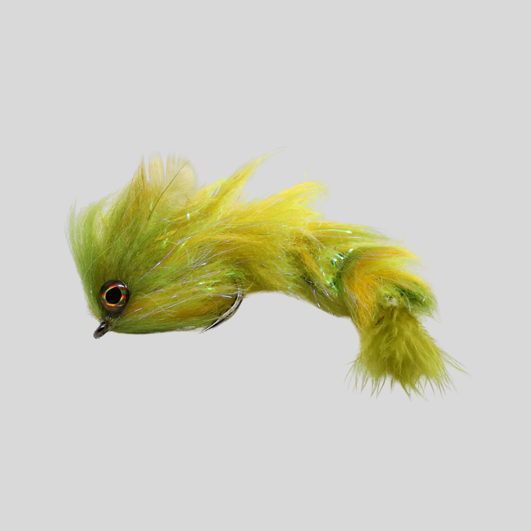 Next PolarLite Changer by Flymen Fishing Company in Olive & Yellow