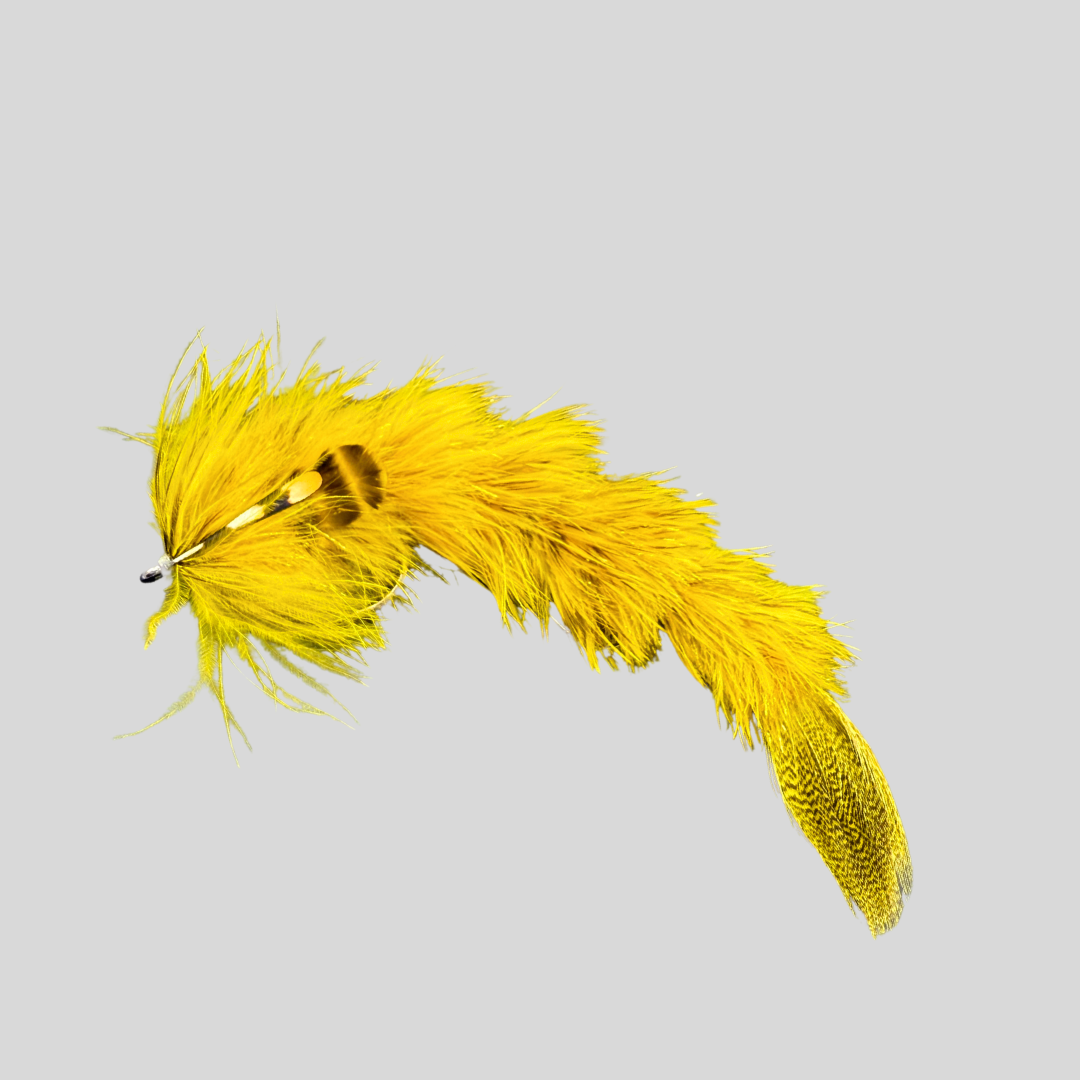 Next FeatherLite Changer by Flymen Fishing Company in Olive & Yellow