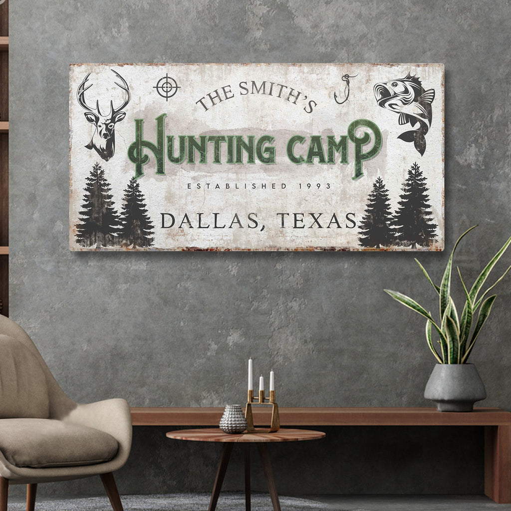 Fishing And Hunting Sign, view 2