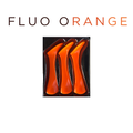 Headbanger Shad 9" Replacement Tails - Fluorescent Orange - musky lure, view 2