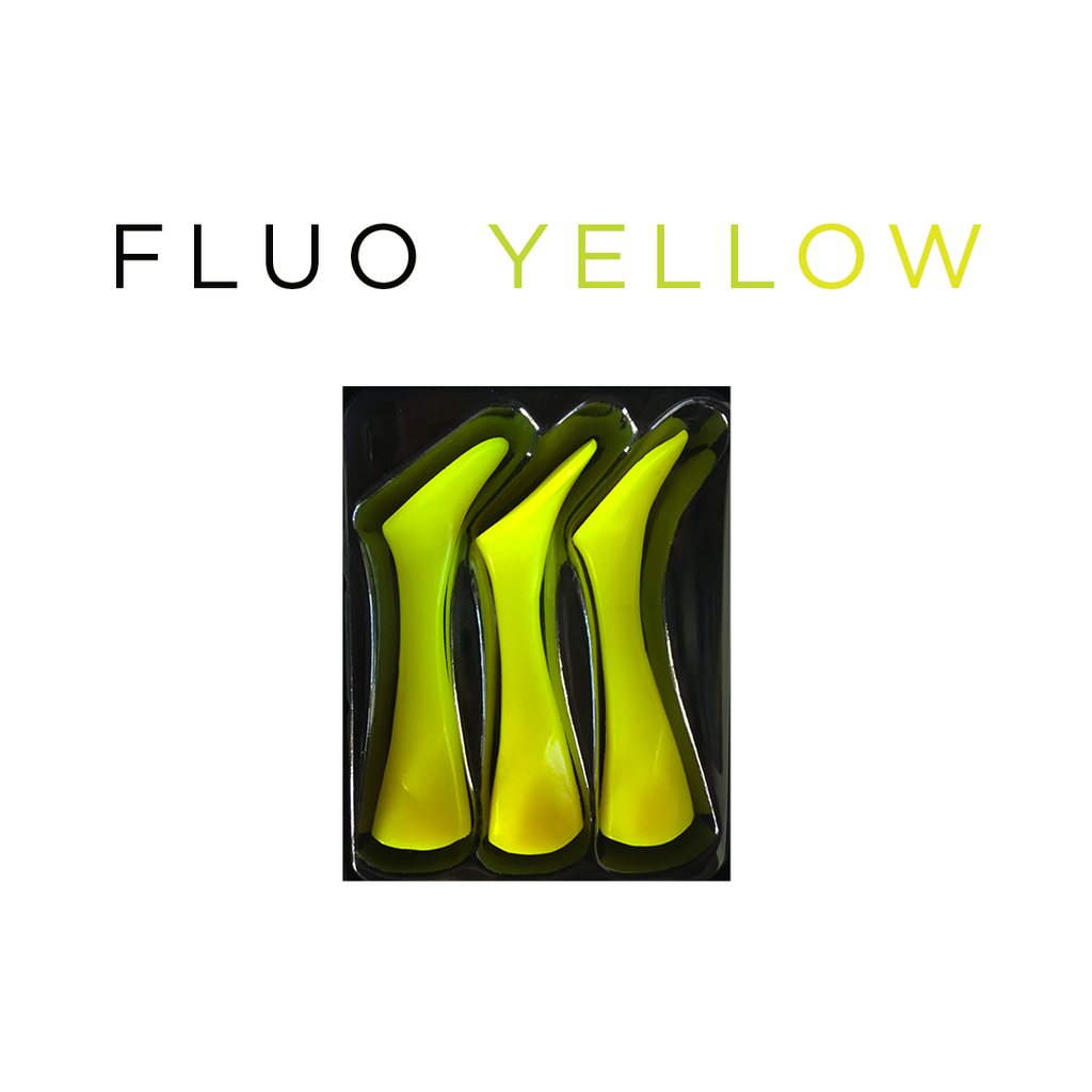 Headbanger Shad 9" Replacement Tails - Fluorescent Yellow - musky lure, view 2