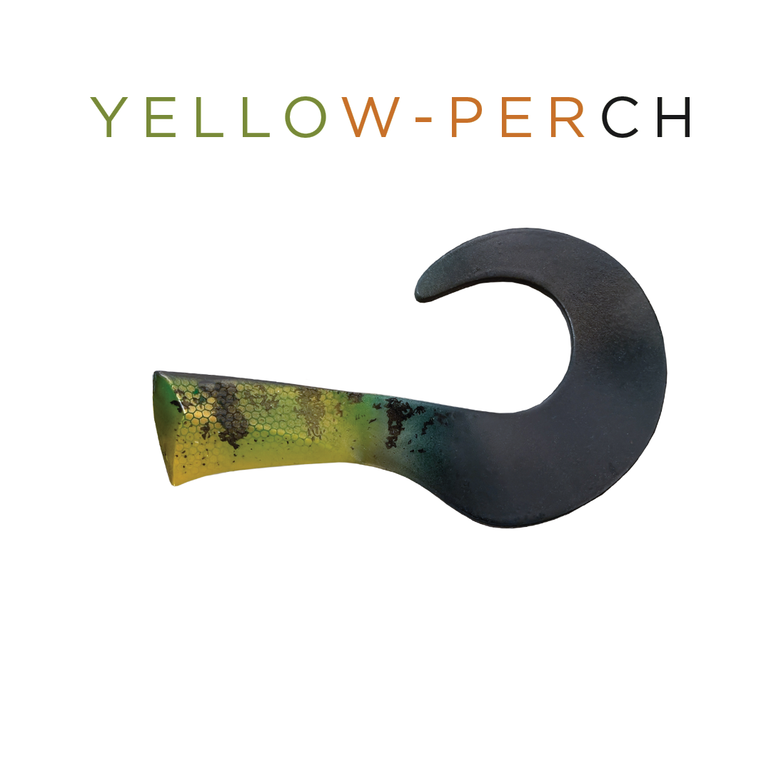 Colossus Curly Replacement Tail - musky lure, view 23