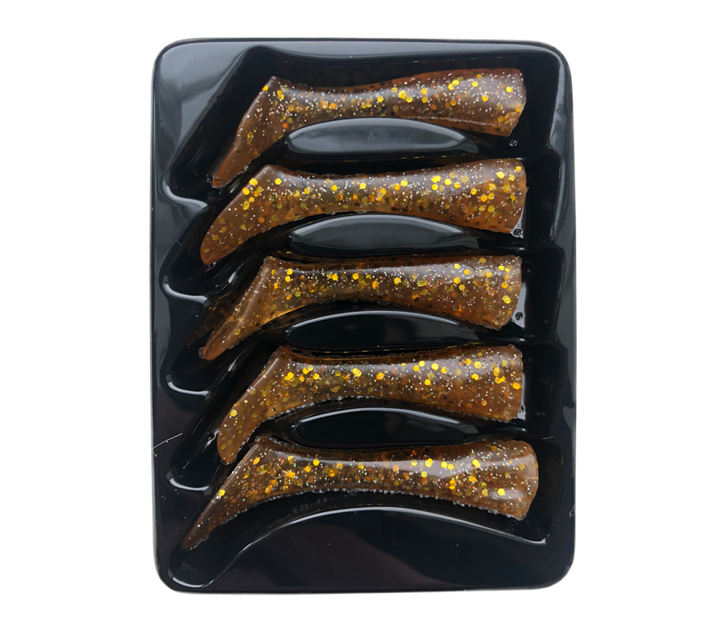 Headbanger Shad 4-1/2" Replacement Tails - musky lure, view 2