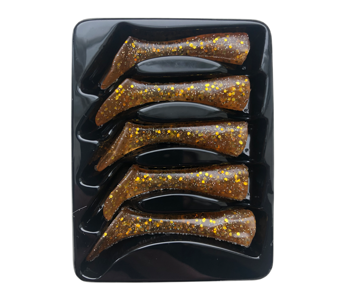 Headbanger Shad 4-1/2" Replacement Tails - musky lure, view 2