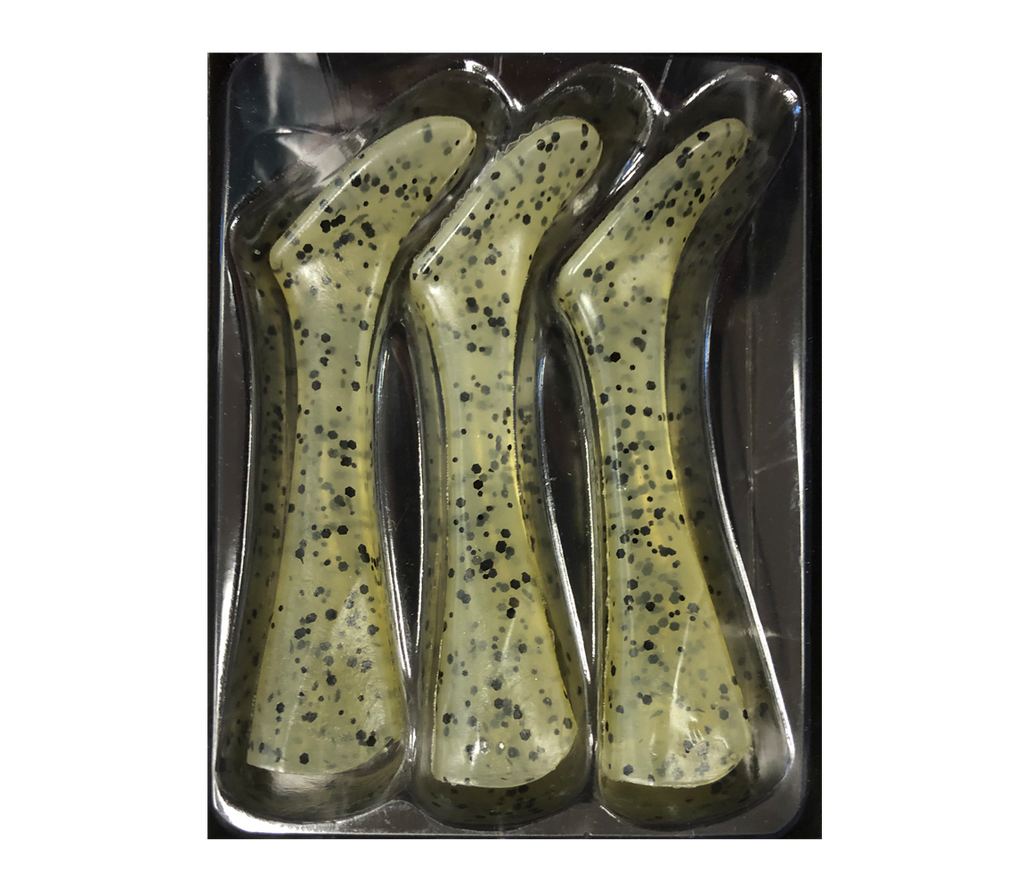 Headbanger Shad 6" Replacement Tails - musky lure, view 3