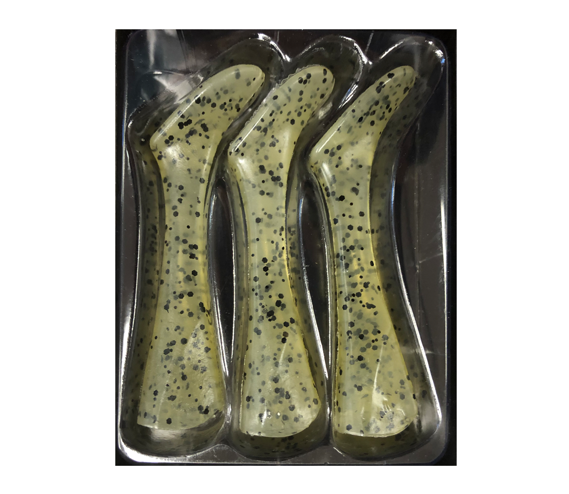 Headbanger Shad 6" Replacement Tails - musky lure, view 3