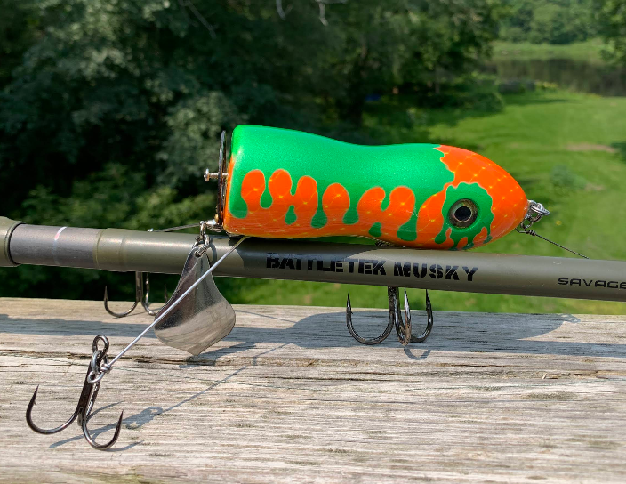 NICKELODEON SLIME — musky fishing lure