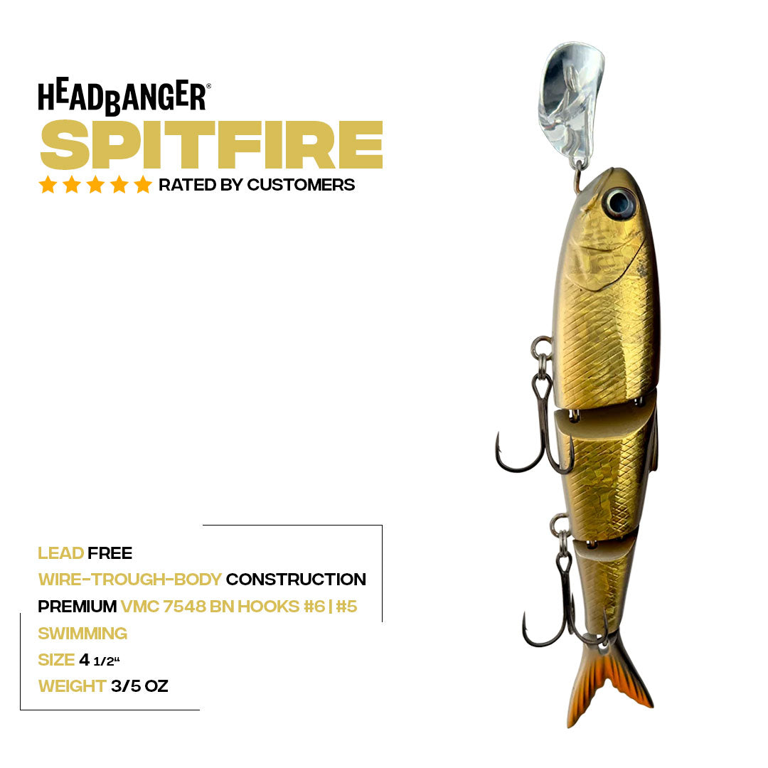 Headbanger Spitfire 4-1/2 - musky lure