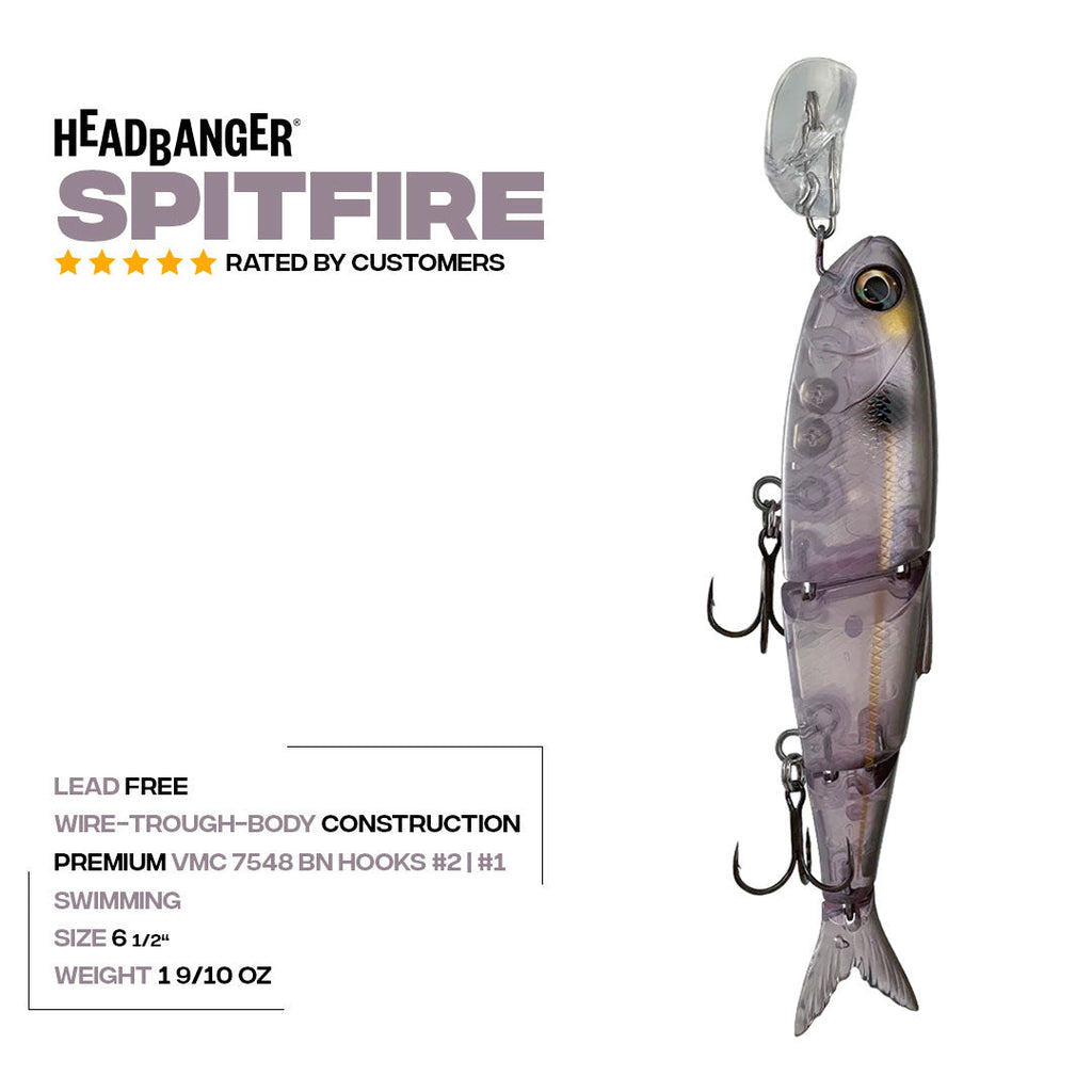 Headbanger Spitfire 6-1/2" - musky lure