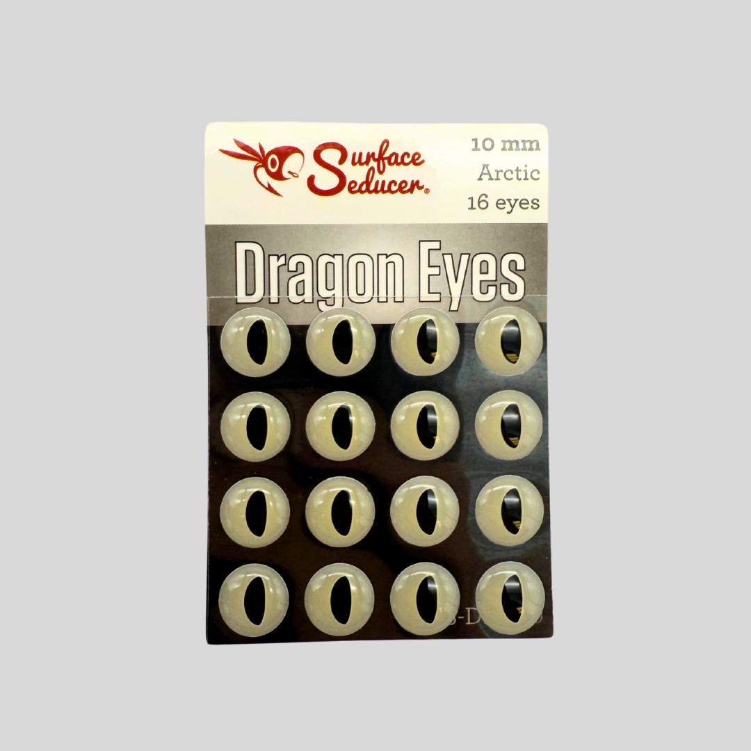 Surface Seducer® Dragon Eyes™ by Flymen Fishing Company in Arctic (gray)