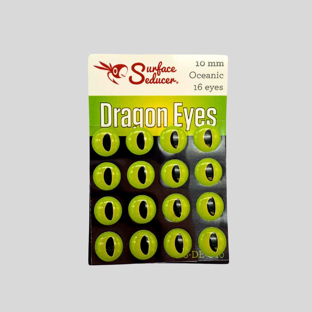 Surface Seducer® Dragon Eyes™ by Flymen Fishing Company in Oceanic (green)