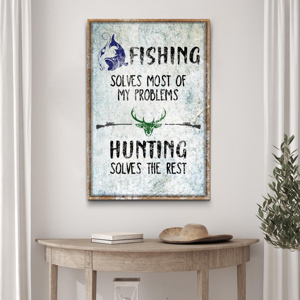 Fishing And Hunting Sign, view 3