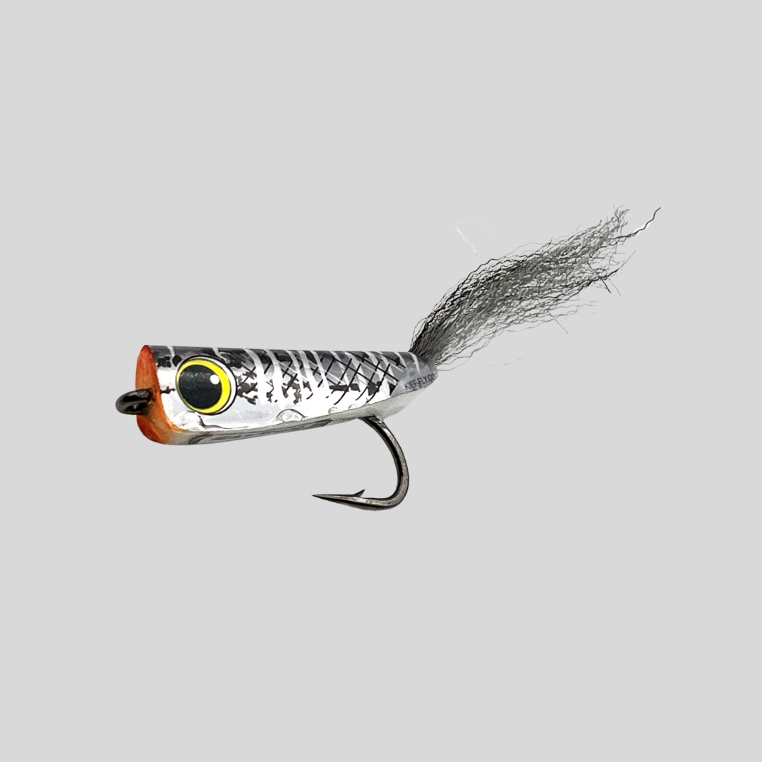 The Spratz Fly Collection by Flymen Fishing Company in Black/Silver