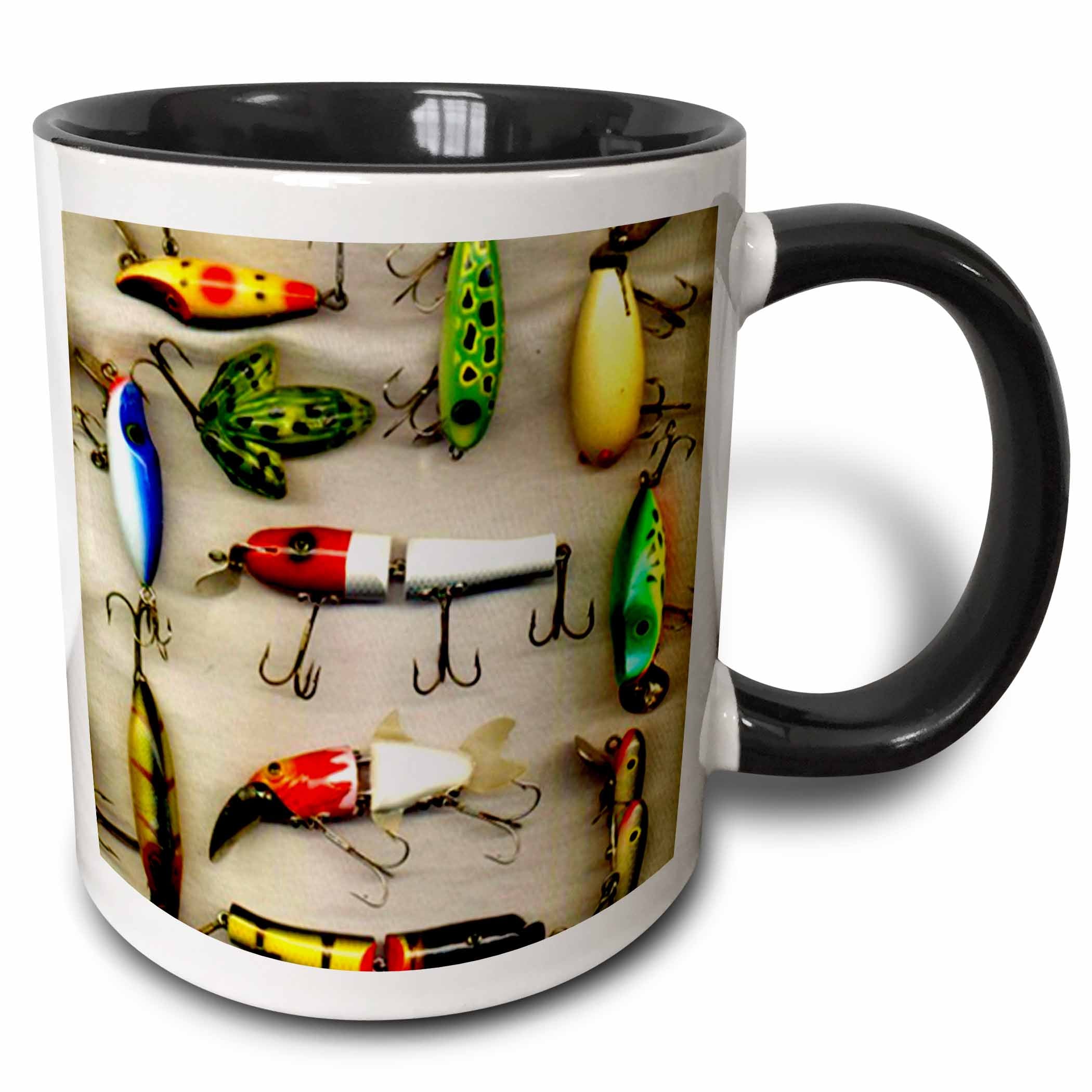 3dRose Fishing - Old Lures Fishing - Mugs (mug_987), view 10