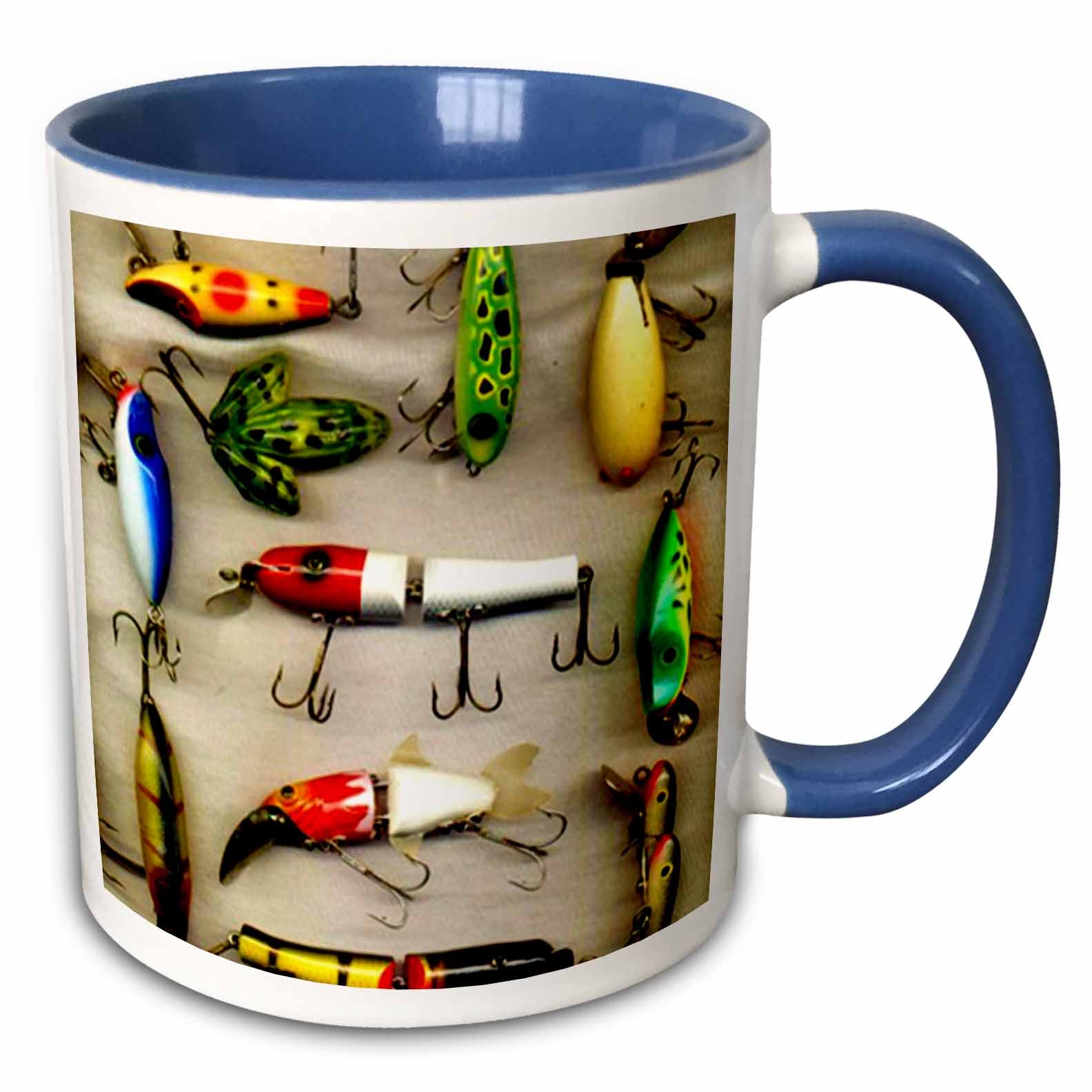 3dRose Fishing - Old Lures Fishing - Mugs (mug_987), view 5