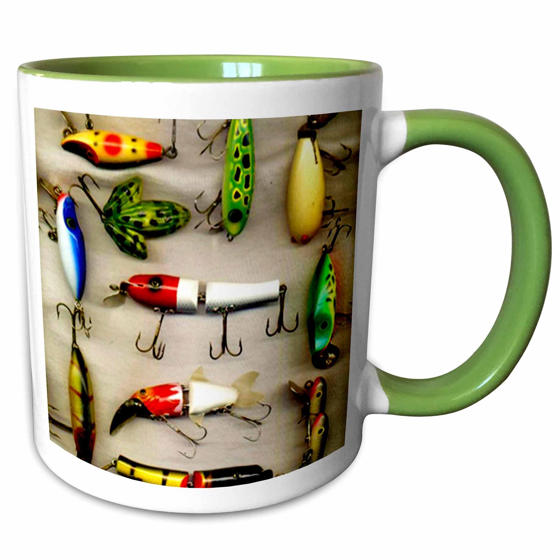 3dRose Fishing - Old Lures Fishing - Mugs (mug_987), view 6