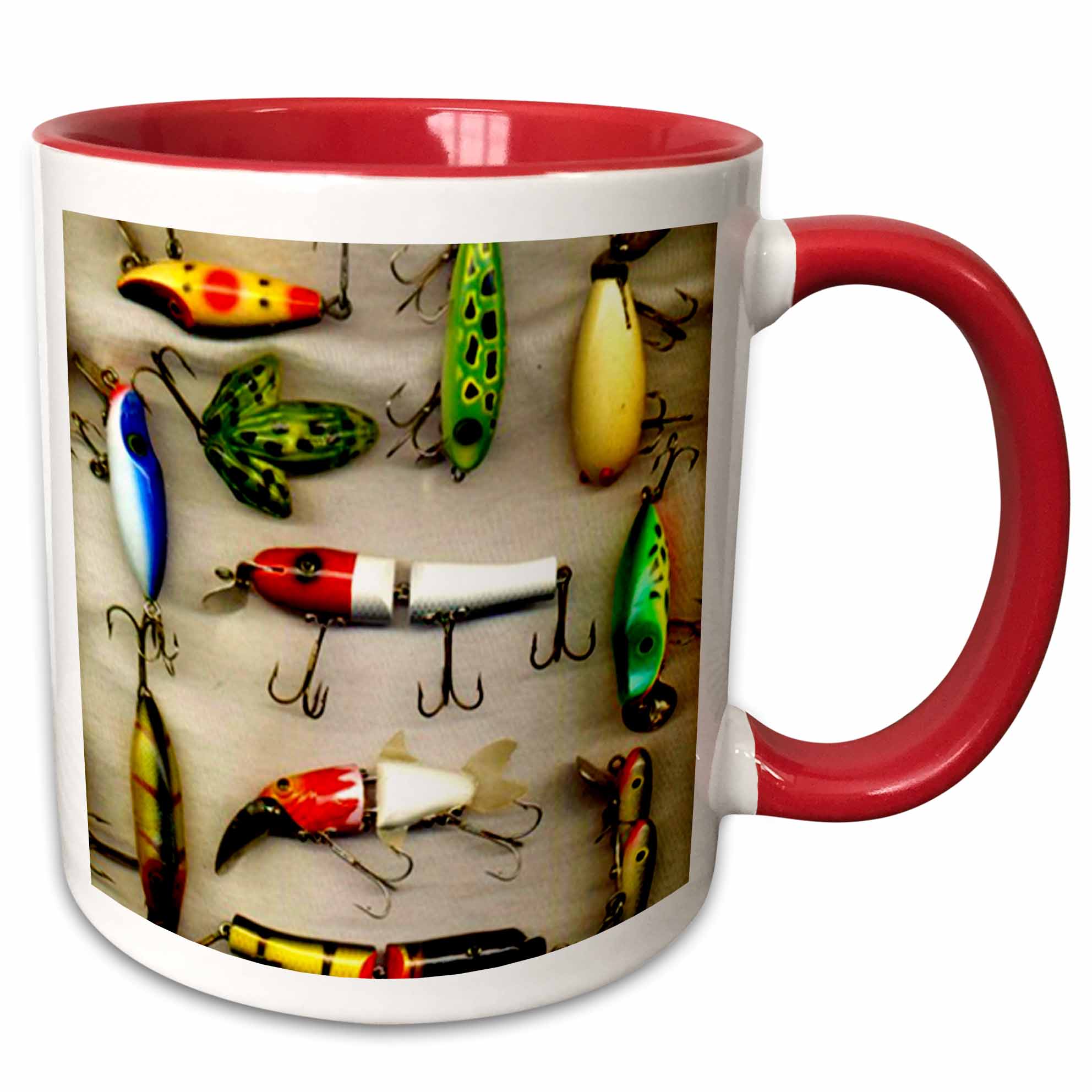 3dRose Fishing - Old Lures Fishing - Mugs (mug_987), view 11
