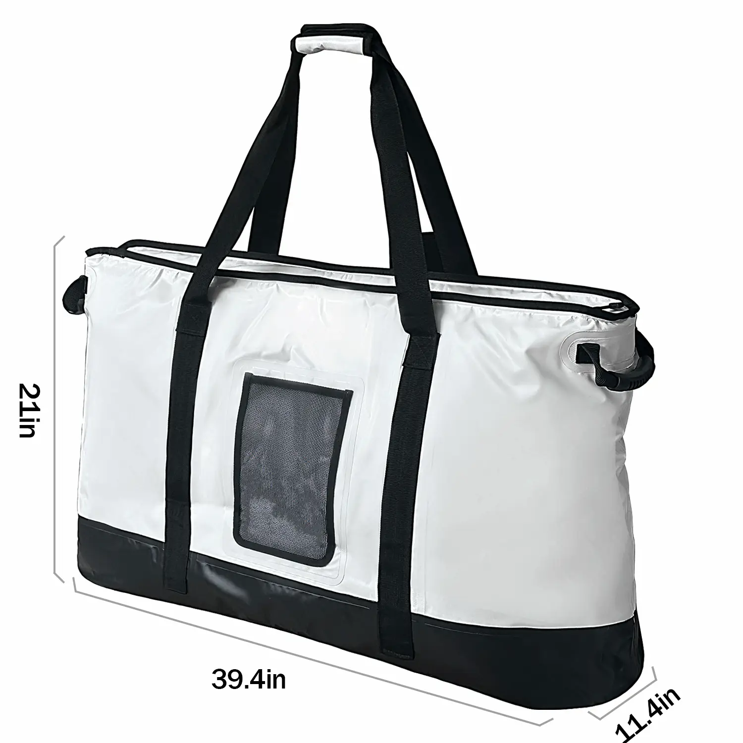 105QT Fish Cooler Bag with YKK Zipper, Flat Bottom, view 6