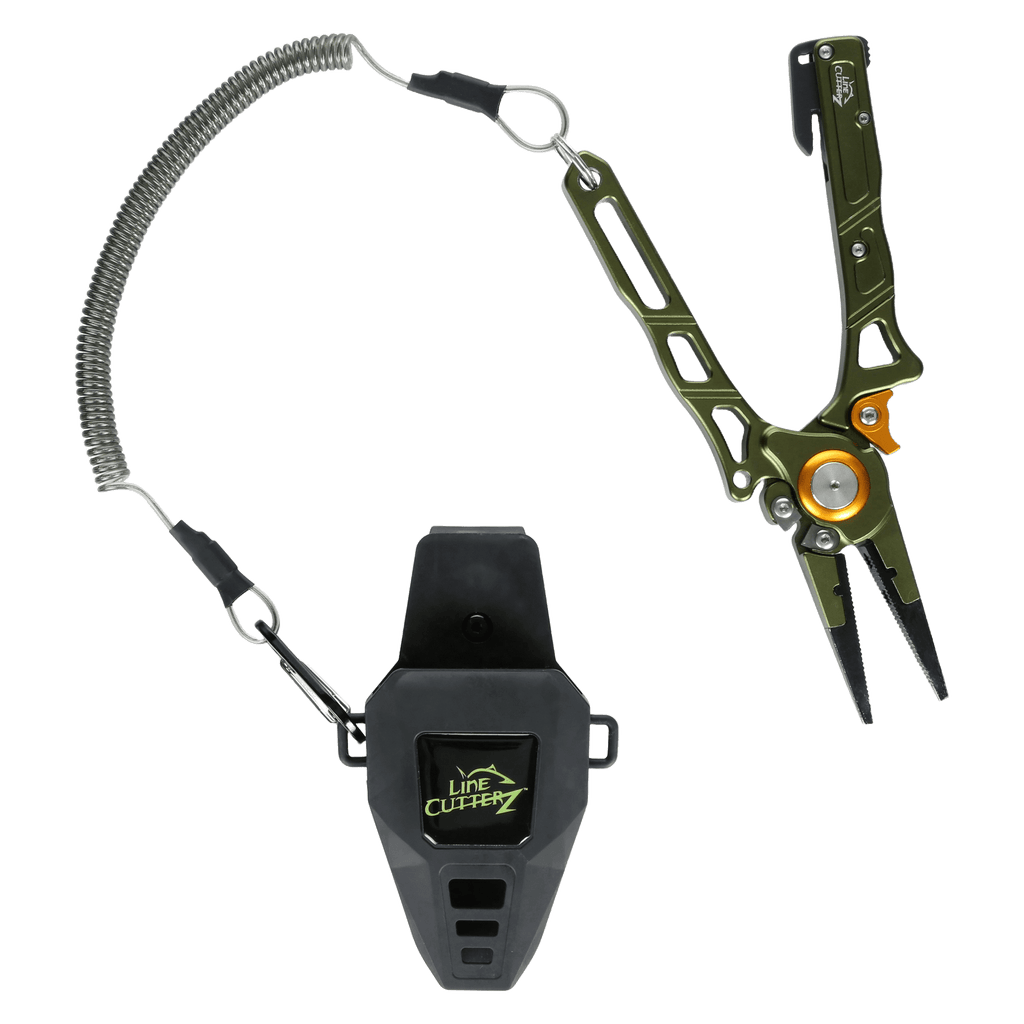 Grip tool with coiled cable and black device on a transparent background