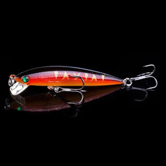 7CM Triple-Sharp Minnow Fishing Lure, view 10