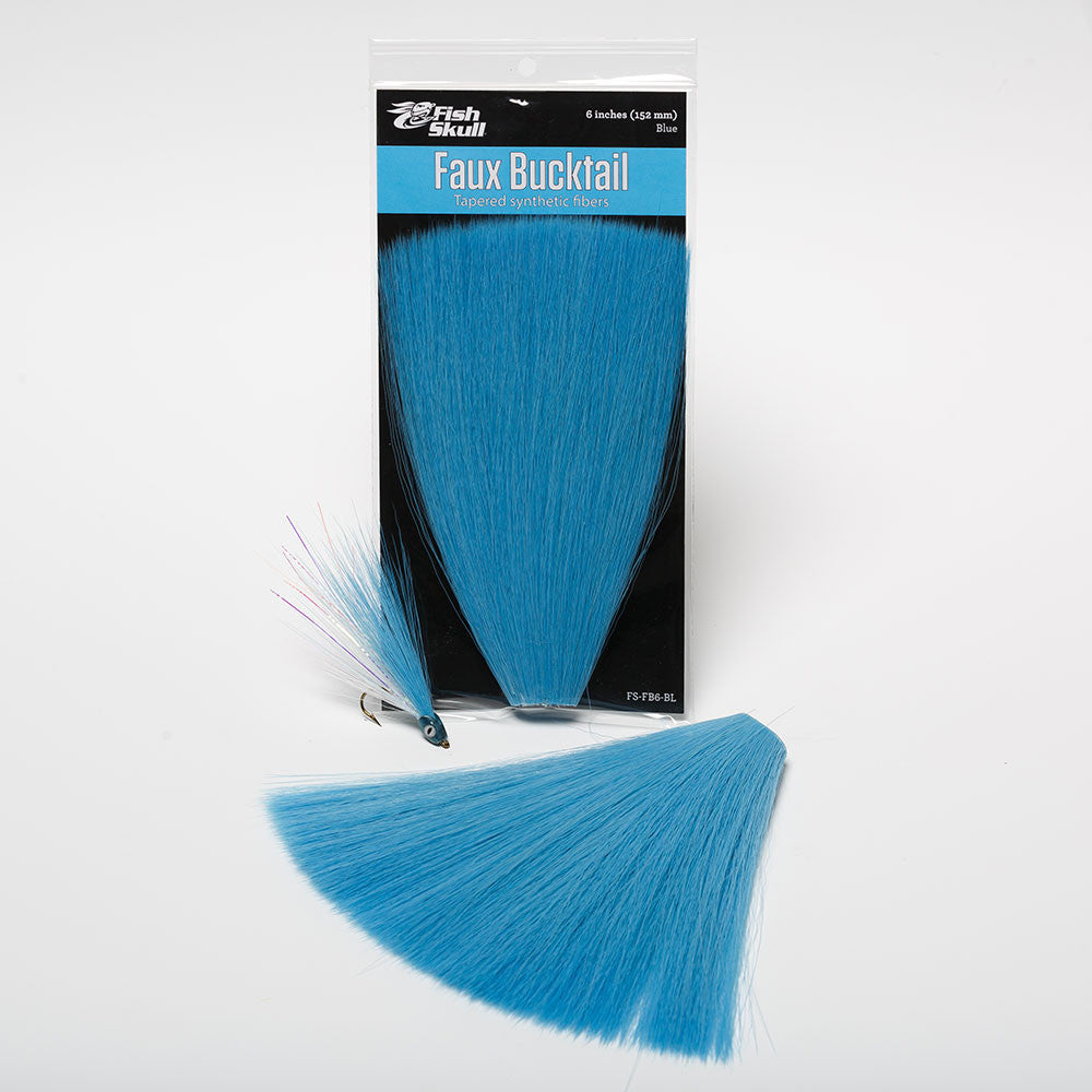 Faux Bucktail by Flymen Fishing Company in Blue