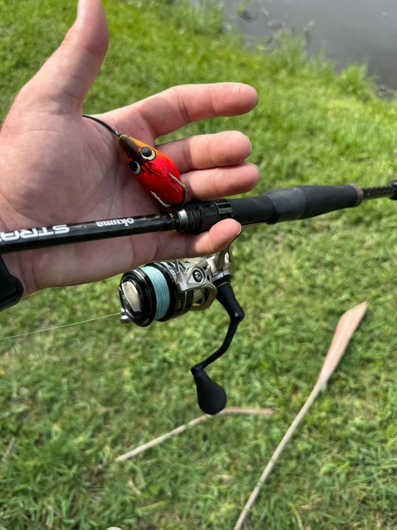 Blaze Runner - custom fishing lure, view 2