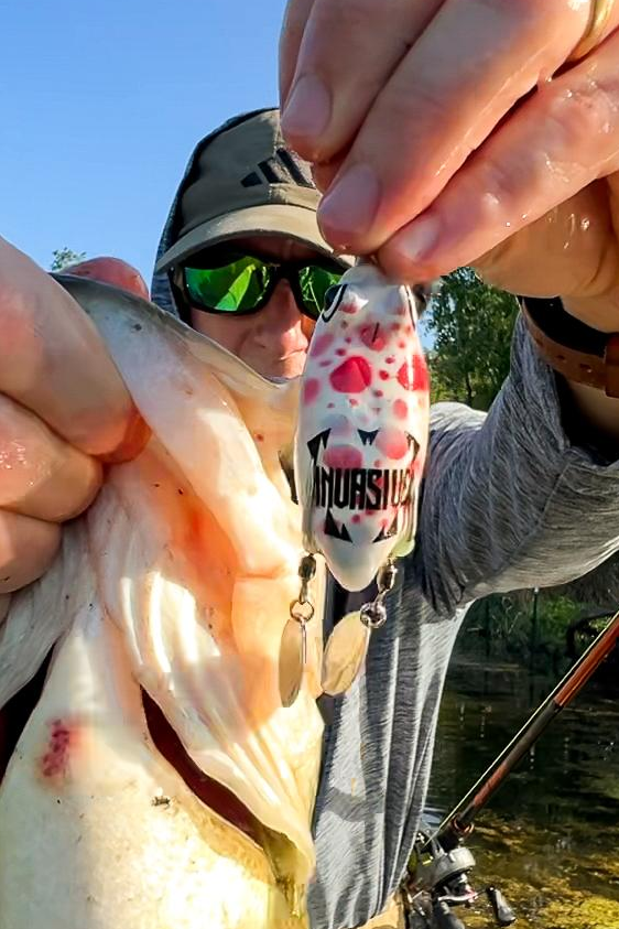 Chop Frog - custom fishing lure, view 3