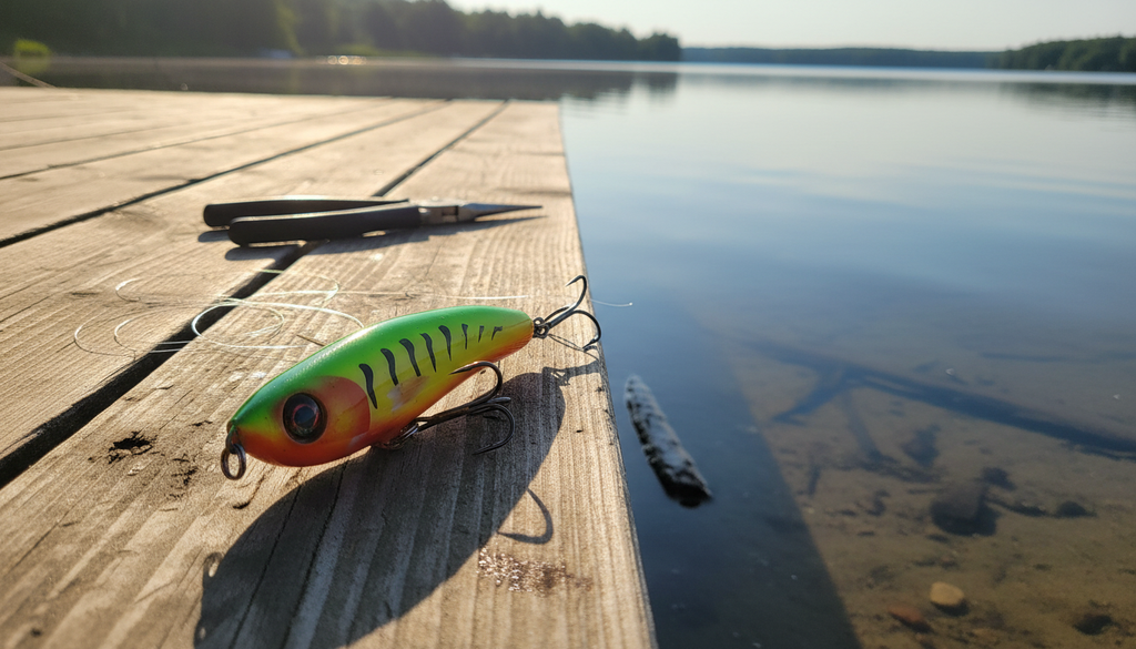 Speed Racer 6" Slow-Sink Subsurface Walker in a natural fishing setting
