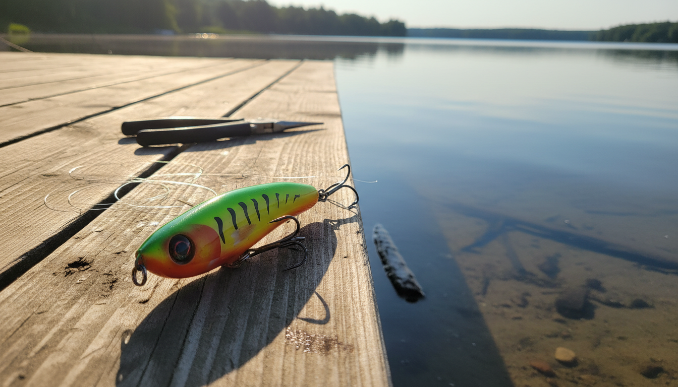 Speed Racer 6" Slow-Sink Subsurface Walker in a natural fishing setting